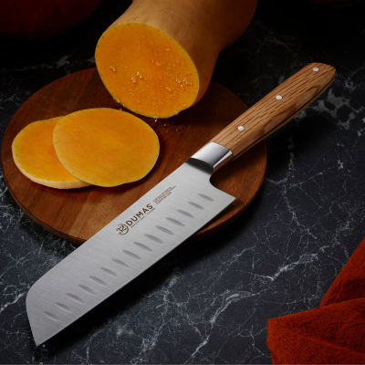 Couteau Santoku 18 cm Chêne Vert - SIGNATURE