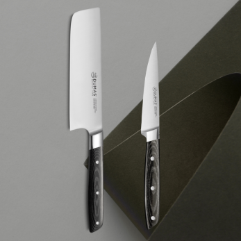 Coffret SIGNATURE Micarta - Nakiri 16 cm et Office 10 cm