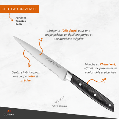 Couteau Universel 12 cm Micarta - SIGNATURE