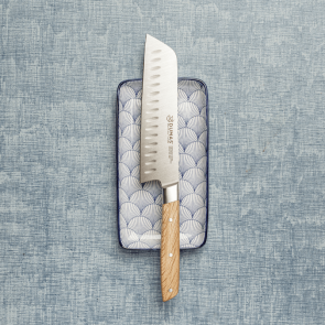 Couteau Santoku 18 cm Chêne Vert - SIGNATURE