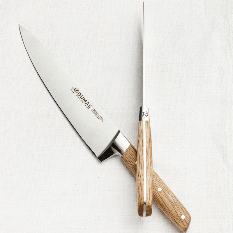 Couteau Chef 20 cm Chêne vert - 100% forgé - SIGNATURE